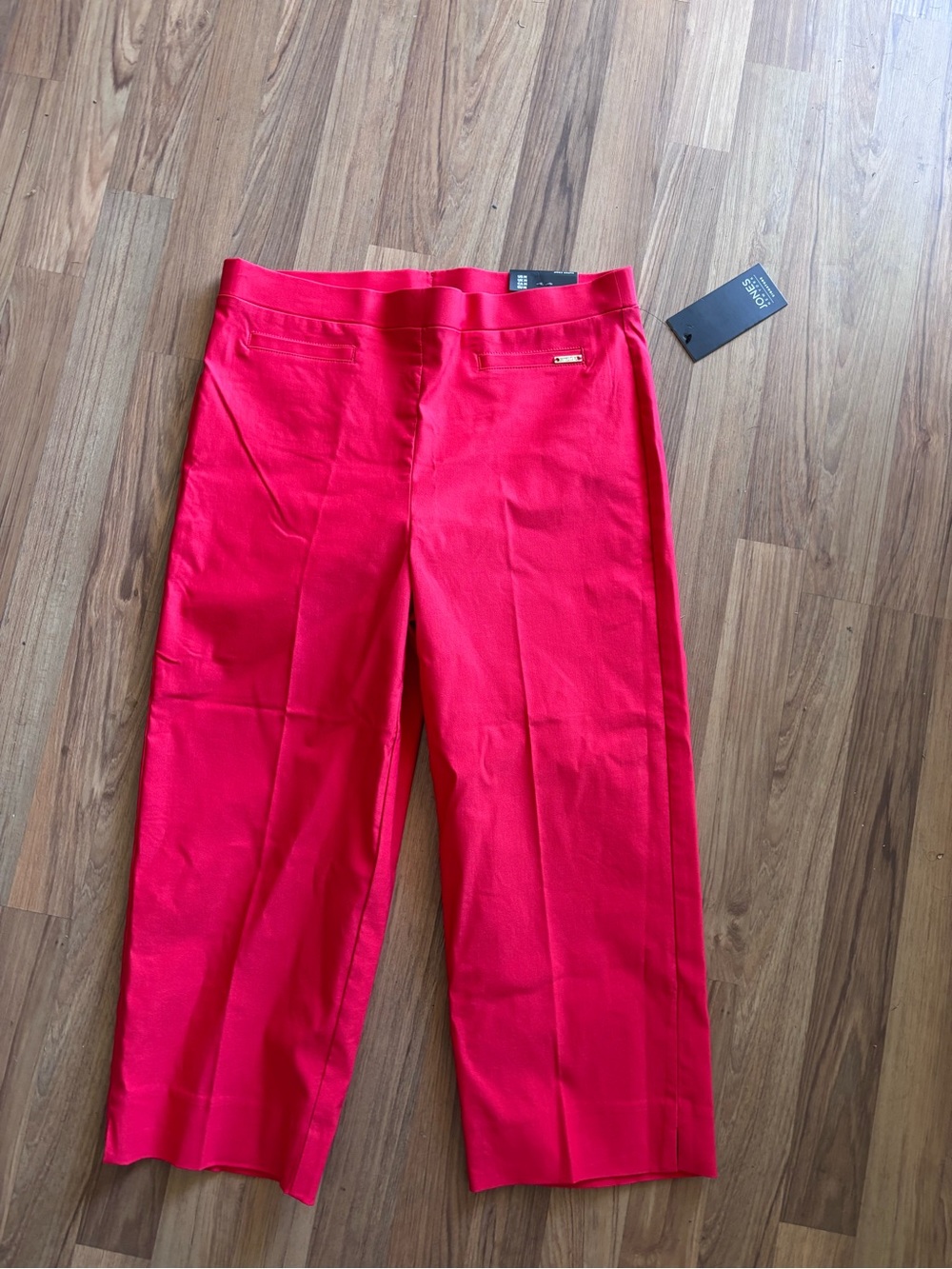 Jones New York Bright Pink Cropped Dress Pants